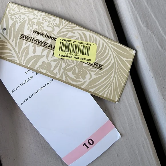 NWT sz 10 swim shorts White - Picture 4 of 13